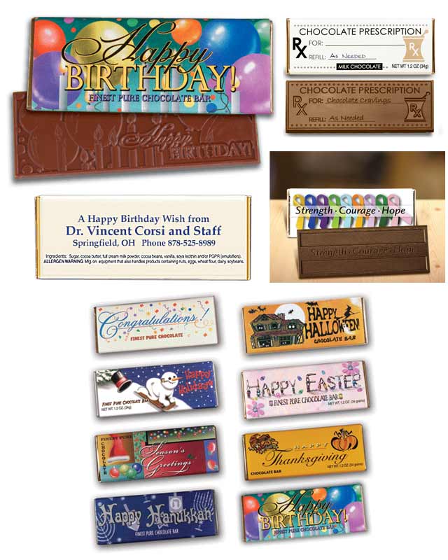 Gourmet Belgian Chocolate Bars