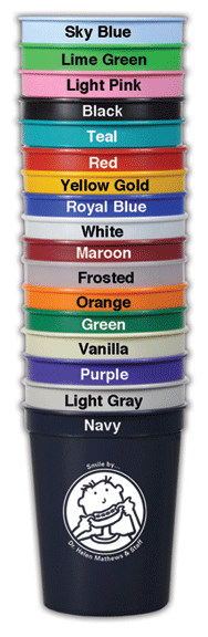 STadium cup color samples
